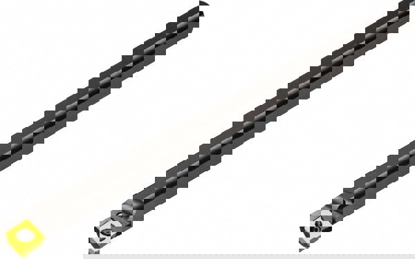 Indexable Boring Bar: A06M-SCLPR2, 12.20 mm Min Bore, Right Hand, 9.53 mm Shank Dia, 4 deg Lead, Steel