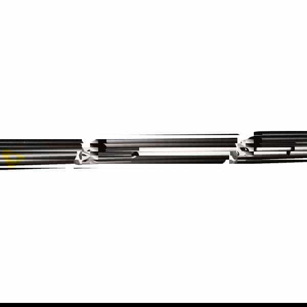 Indexable Boring Bar: A10K-STUCL06-GR, 11.00 mm Min Bore, Left Hand, 10.00 mm Shank Dia, -3 deg Lead, Steel