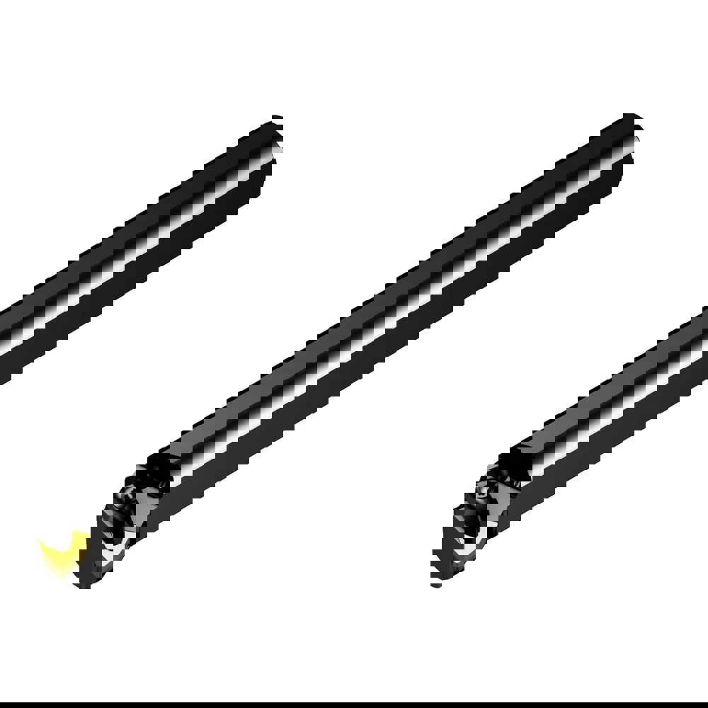 Indexable Boring Bar: A20T-DWLNR4, 43.30 mm Min Bore, Right Hand, 31.75 mm Shank Dia, -6 deg Lead, Steel