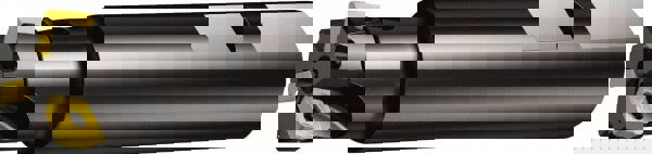 Indexable Square-Shoulder End Mill: A490-019M19-08L, 3/4