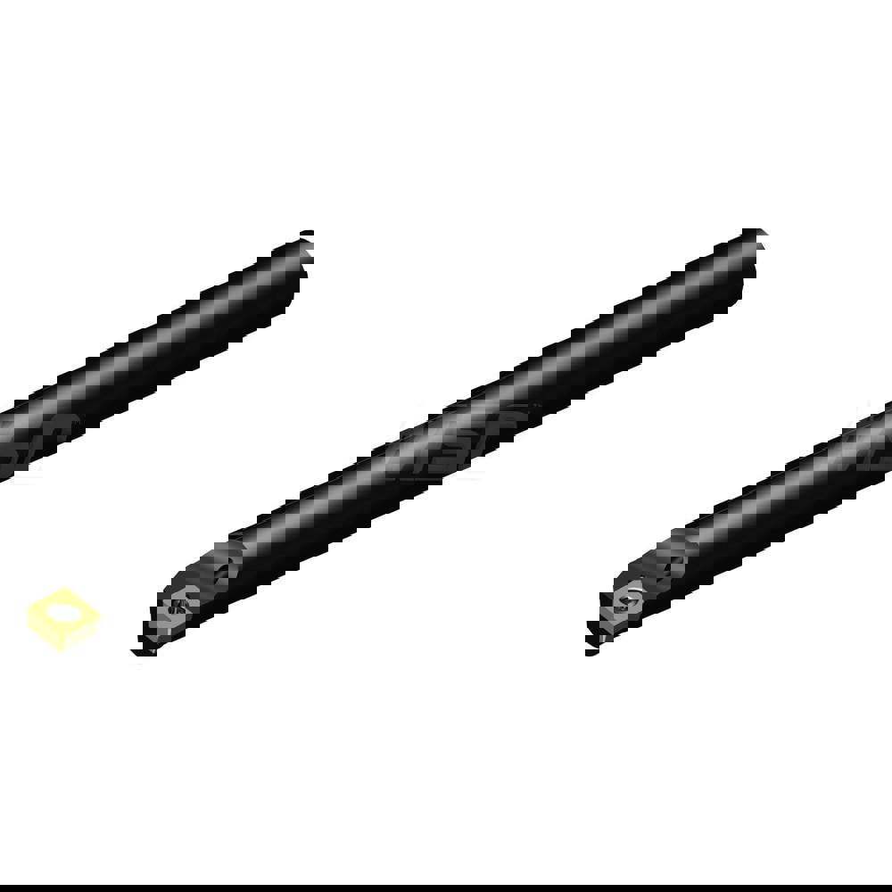 Indexable Boring Bar: A10K-SCLCR06-R, 12.00 mm Min Bore, Right Hand, 10.00 mm Shank Dia, -5 deg Lead, Steel