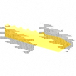 Anti-Fatigue Modular Ramp Edge Mat: Dry & Wet Environment, 39