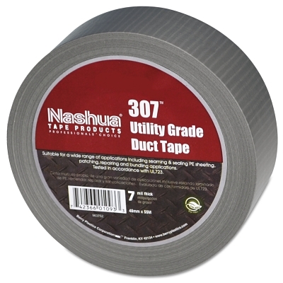 NASHUA 307 SILVER UTILITY GRADE 7 MIL DUCT TAPE