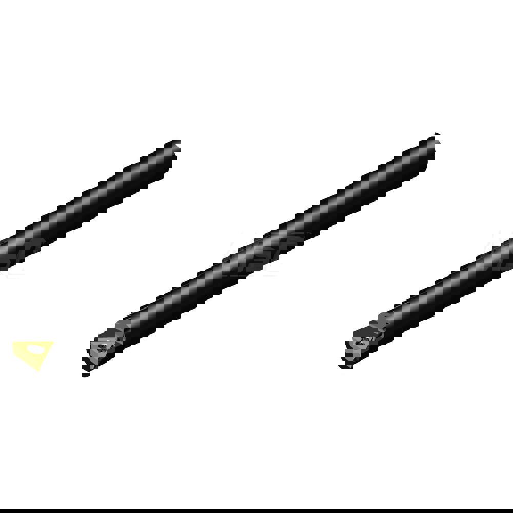 Indexable Boring Bar: E04H-STFCR1.2-R, 8.70 mm Min Bore, Right Hand, 6.35 mm Shank Dia, 0 deg Lead, Solid Carbide