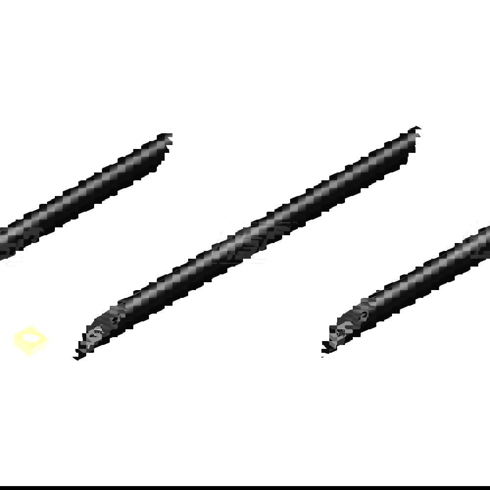 Indexable Boring Bar: E10M-SCLCR 06-R, 12.00 mm Min Bore, Right Hand, 10.00 mm Shank Dia, -5 deg Lead, Solid Carbide