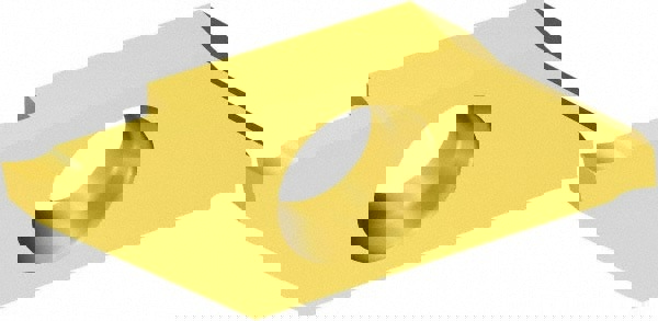 Cutoff Insert: MACL3100L 1025, Carbide, 1.00 mm Cutting Width, 0.0394