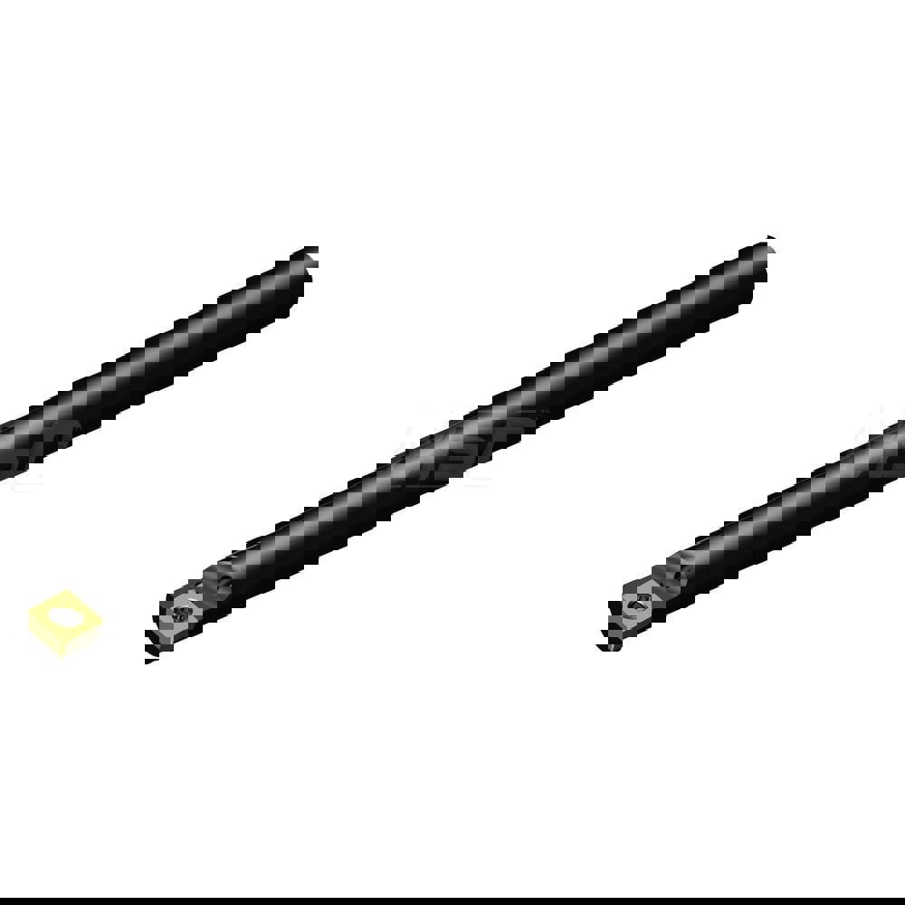 Indexable Boring Bar: E08K-SCLCR06-R, 10.00 mm Min Bore, Right Hand, 8.00 mm Shank Dia, -5 deg Lead, Solid Carbide