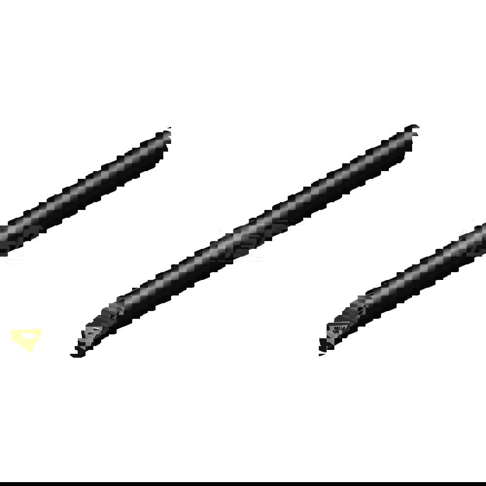 Indexable Boring Bar: E08K-STFCR06-R, 11.00 mm Min Bore, Right Hand, 8.00 mm Shank Dia, -1 deg Lead, Solid Carbide