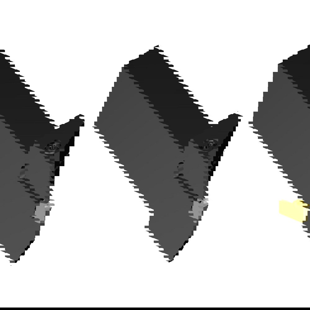 Indexable Grooving-Cutoff Toolholder: LF151.23-12-25, 2.39 to 3.18 mm Groove Width, 20.07 mm Max Depth of Cut, Left Hand