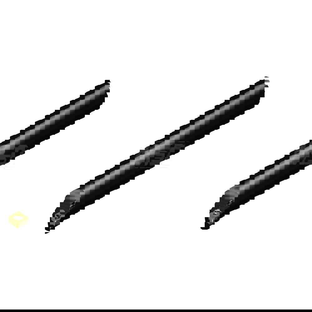 Indexable Boring Bar: E12S-SCLCR3, 23.60 mm Min Bore, Right Hand, 19.05 mm Shank Dia, 0 deg Lead, Solid Carbide
