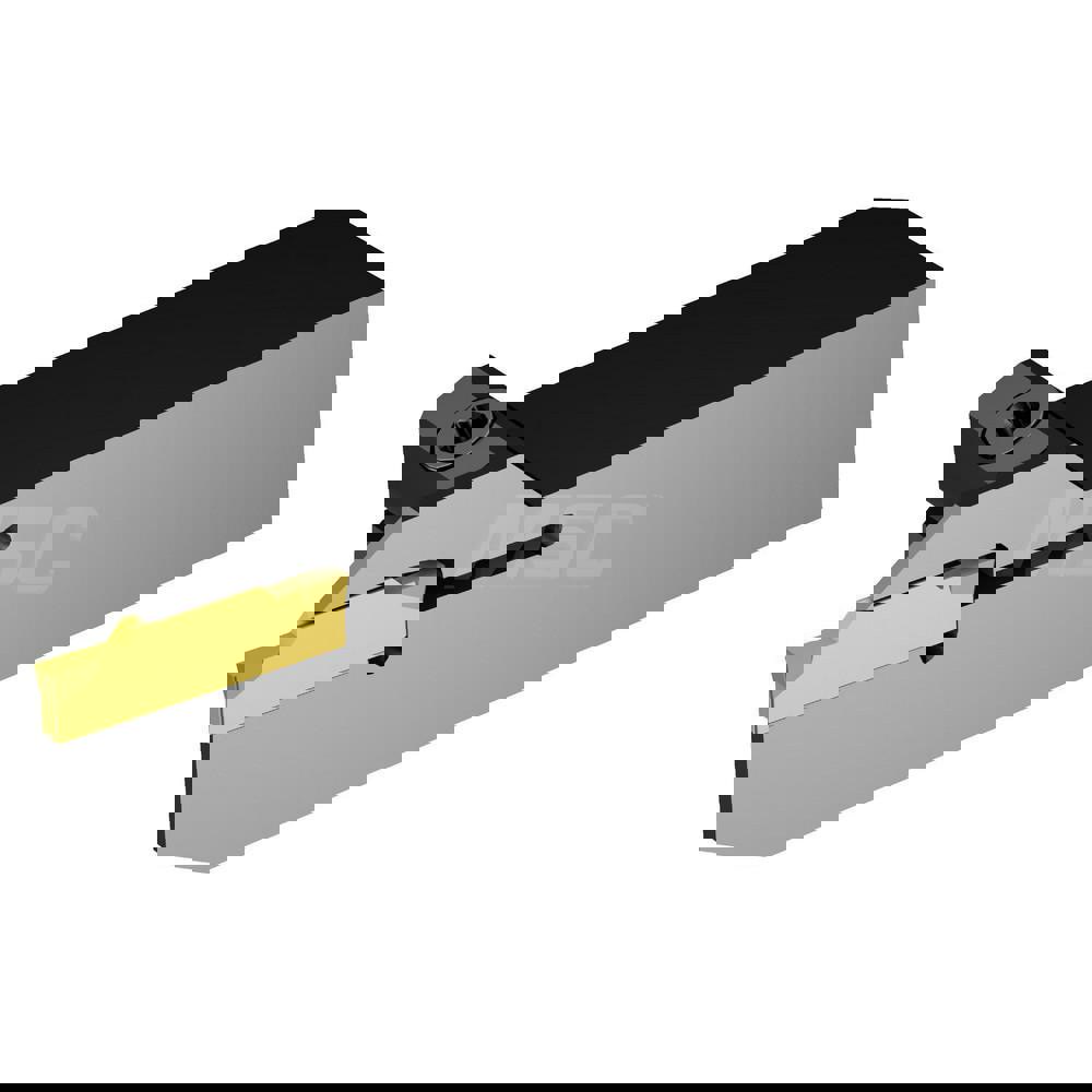 Indexable Grooving-Cutoff Toolholder: QS-LF123E067-10B, 1.85 to 2.39 mm Groove Width, 17 mm Max Depth of Cut, Left Hand