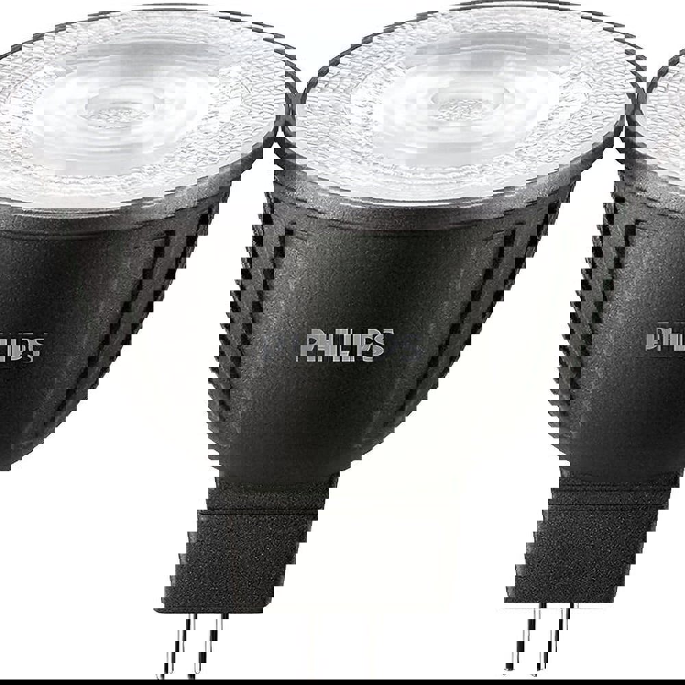 Fluorescent Commercial & Industrial Lamp: 8.5 Watts, MR16, Bi-Pin Base