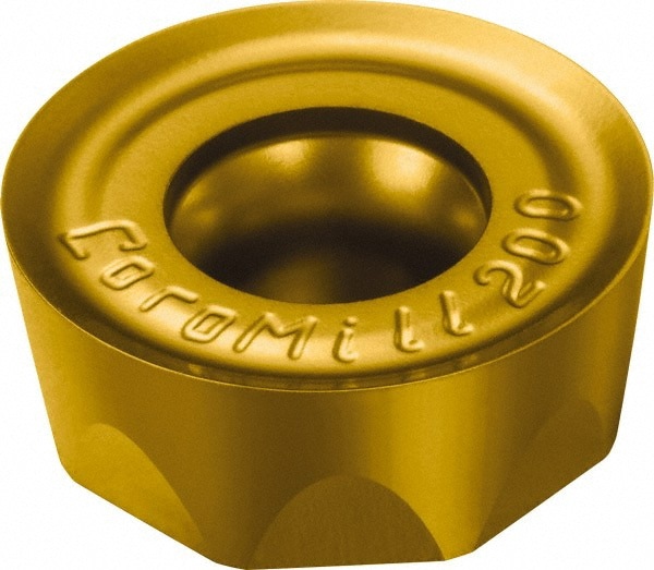 Milling Insert: ANSI RCHT 10 T3 M0-PL 1025, ISO RCHT 10 T3 M0-PL 1025, 1025, Solid Carbide