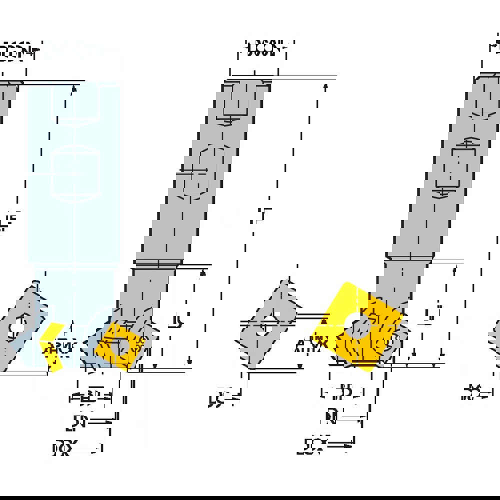 45&deg; Lead Angle, 0.461