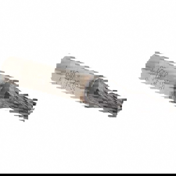 Square End Mill: 1/4'' Dia, 5/8'' LOC, 3/8'' Shank Dia, 2-7/16'' OAL, 4 Flutes, Vanadium High Speed Steel