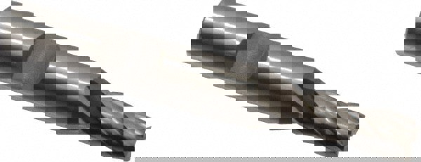 Square End Mill: 9/32'' Dia, 11/16'' LOC, 3/8'' Shank Dia, 2-1/2'' OAL, 4 Flutes, Vanadium High Speed Steel