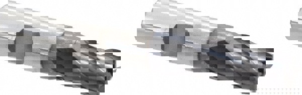 Square End Mill: 11/32'' Dia, 3/4'' LOC, 3/8'' Shank Dia, 2-1/2'' OAL, 4 Flutes, Vanadium High Speed Steel