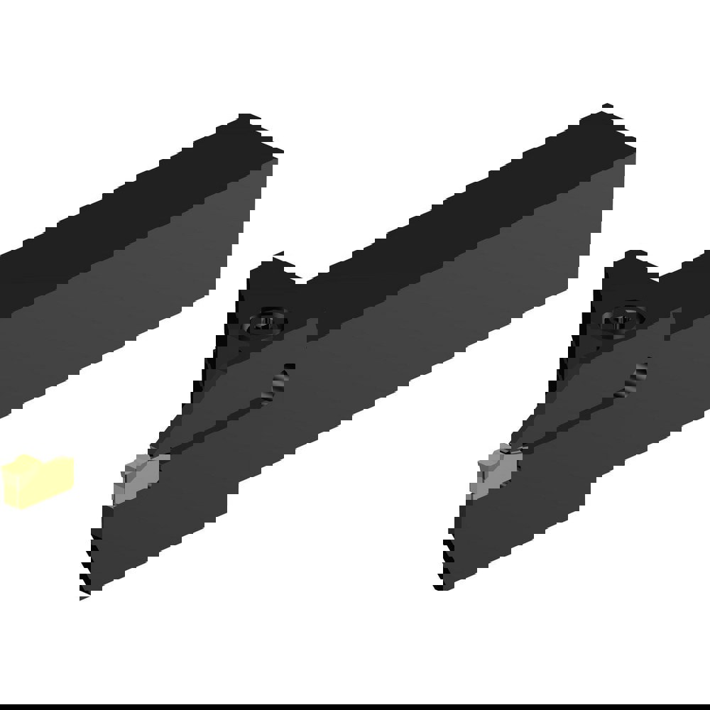 Indexable Grooving-Cutoff Toolholder: RF151.23-12-30, 3 to 4.15 mm Groove Width, 20.07 mm Max Depth of Cut, Right Hand