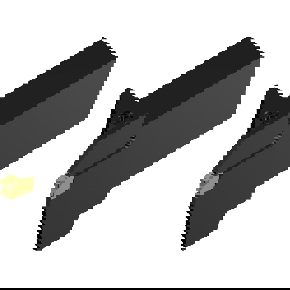 Indexable Grooving-Cutoff Toolholder: RF151.23-16-50, 5 to 6.35 mm Groove Width, 32 mm Max Depth of Cut, Right Hand