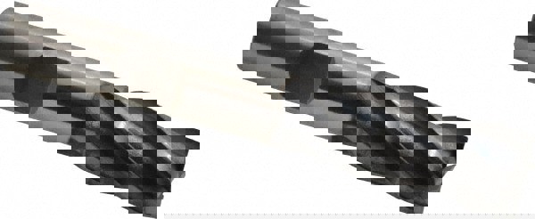 Square End Mill: 7/16'' Dia, 1'' LOC, 3/8'' Shank Dia, 2-11/16'' OAL, 4 Flutes, Vanadium High Speed Steel