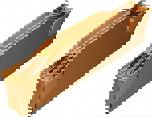 Cutoff Insert: R123H204000501CF 1145, Carbide, 4.00 mm Cutting Width, 0.1575