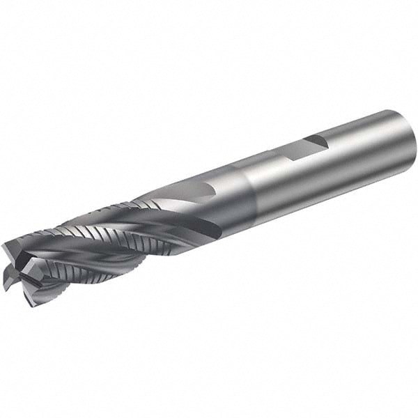 Square End Mill: 6 mm Dia, 13 mm LOC, 4 Flutes, Solid Carbide