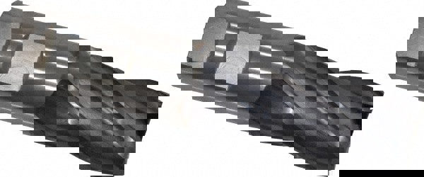 Square End Mill: 1'' Dia, 2'' LOC, 1'' Shank Dia, 4-1/2'' OAL, 4 Flutes, Vanadium High Speed Steel