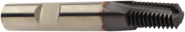 Helical Flute Thread Mill: Internal, 3 Flute, 10.00 mm Shank Dia, Solid Carbide