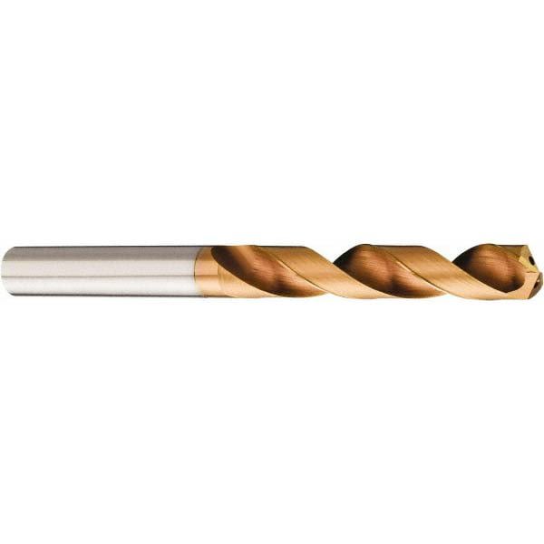 Screw Machine Length Drill Bit: 9.8 mm Dia, 140 &deg; Point, Solid Carbide