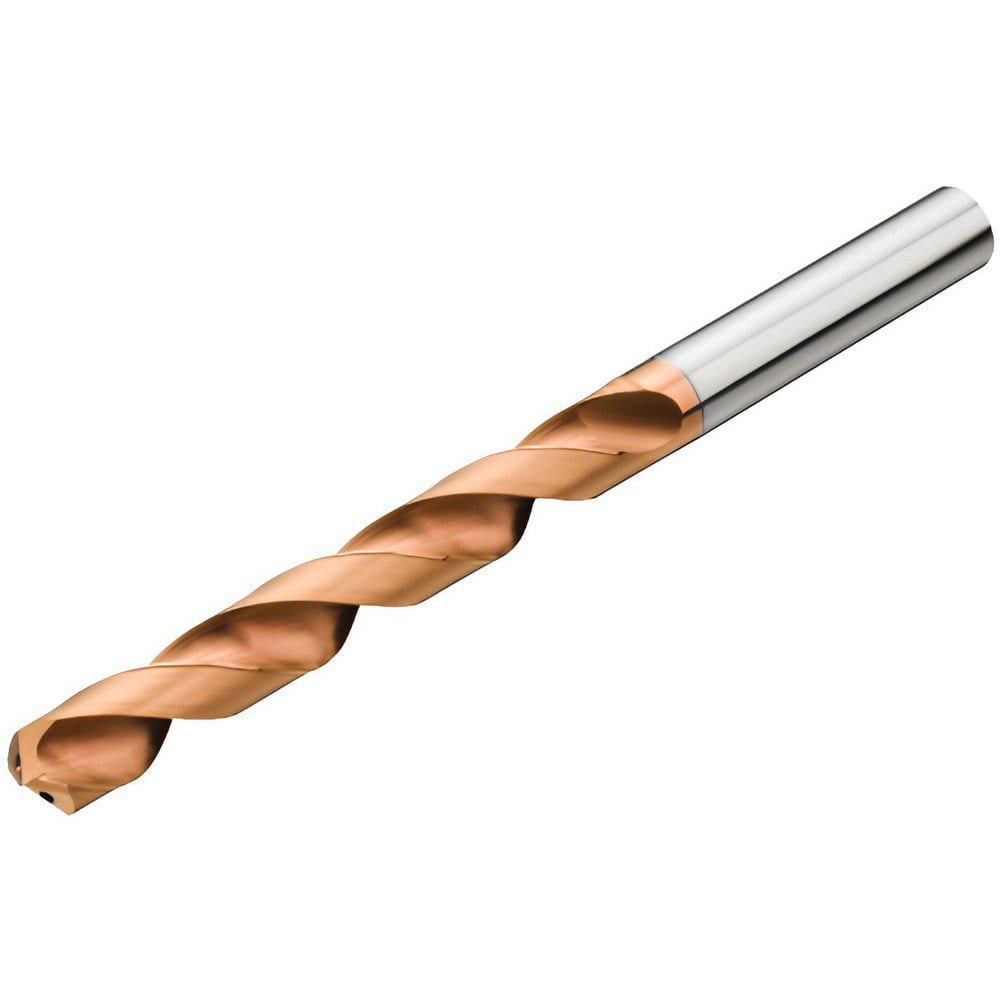 Jobber Length Drill Bit: 8.90 mm (0.3504) Dia, 140 deg, Solid Carbide