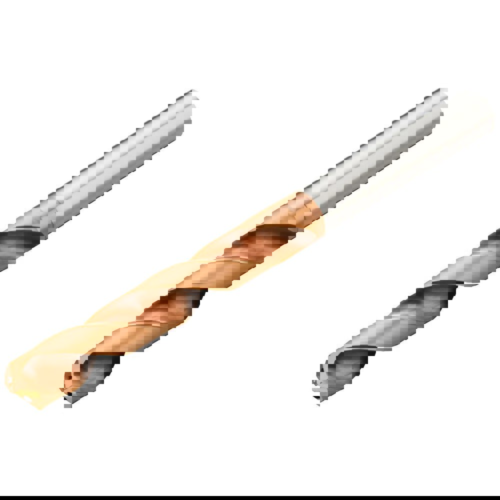 Jobber Length Drill Bit: 9.55 mm (0.3760) Dia, 140 deg, Solid Carbide