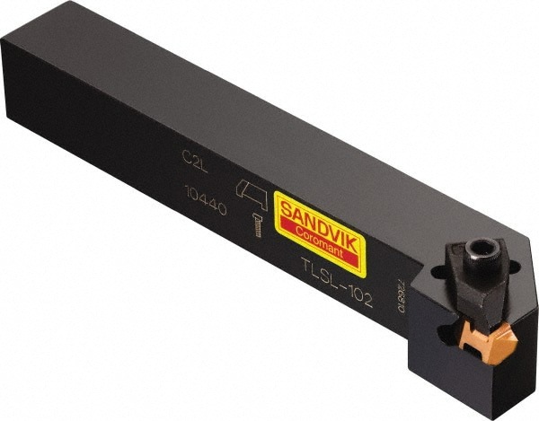 Indexable Grooving Toolholder: TLSR-102, Internal or External, Right Hand