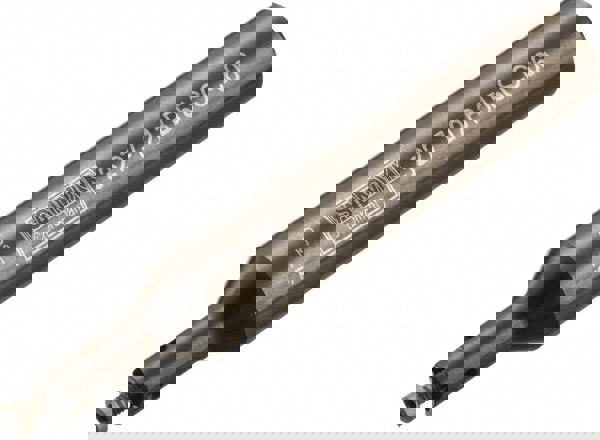 Replaceable Tip Milling Shank: Series CoroMill 327, 124.3 mm Projection, 12 mm Weldon Flat Shank