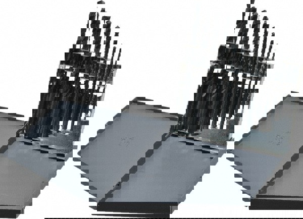 Drill Bit Set: Jobber Length Drill Bits, 13 Pc, 118 &deg;, High Speed Steel