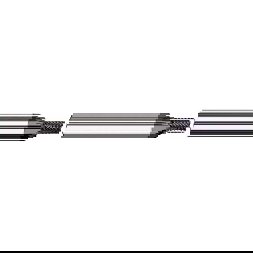 Square End Mill: 0.035'' Dia, 0.105'' LOC, 1/8'' Shank Dia, 1-1/2'' OAL, 6 Flutes, Solid Carbide