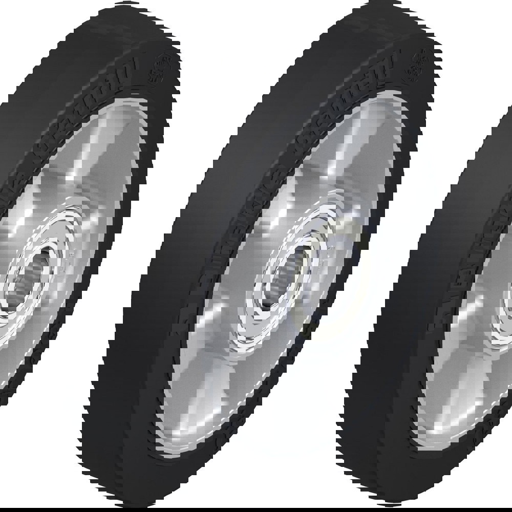 Caster Wheels; Wheel Type: Rigid; Swivel ; Wheel Diameter (Inch): 6 ; Bearing Type: Ball ; Wheel Width (Inch): 2 ; Wheel Core Material: Die-Cast Aluminium ; Wheel Material: Rubber