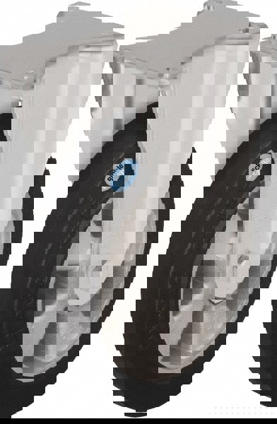 Rigid Top Plate Caster: Solid Rubber, 5