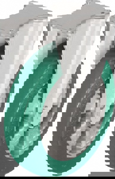 Rigid Top Plate Caster: Polyurethane-Elastomer Blickle Softhane, 10