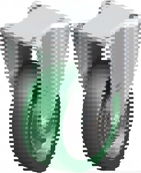 Rigid Top Plate Caster: Polyurethane-Elastomer Blickle Softhane, 4