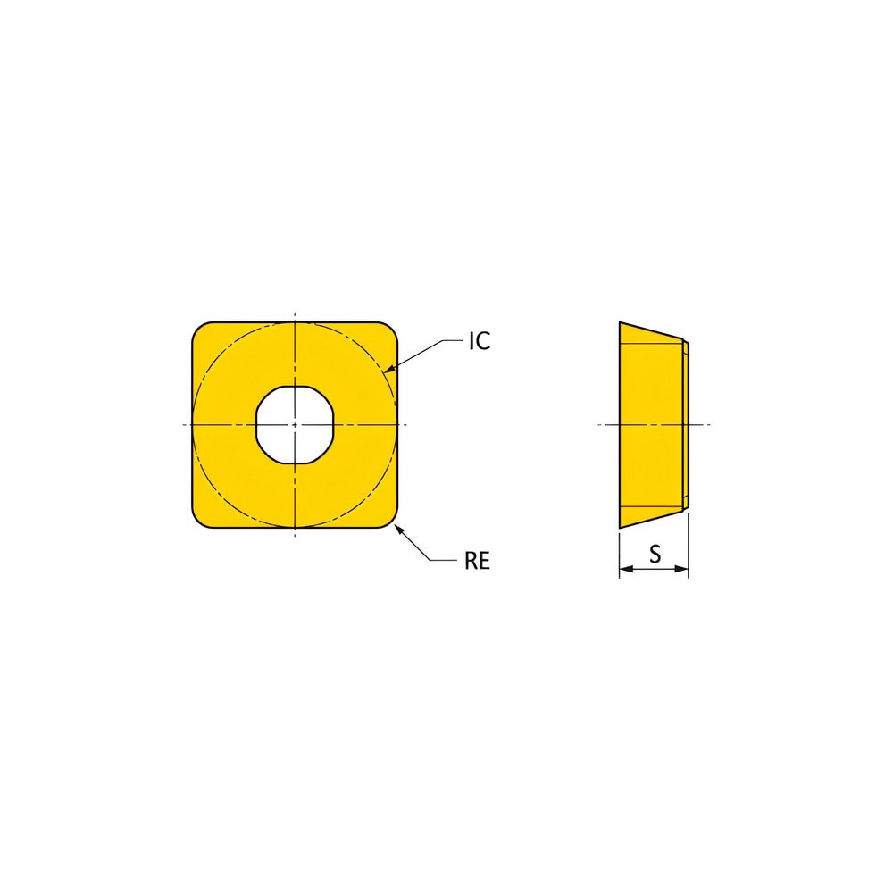 Milling Insert: IN2505, Carbide