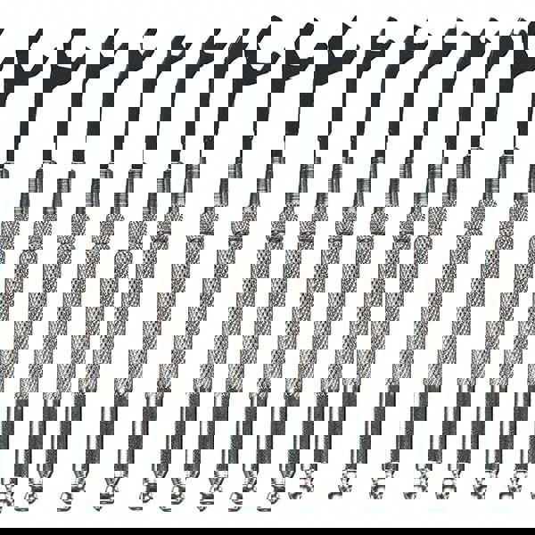 Open End Wrench Set: 8 Pc, 2.5 mm 3 mm 3.2 mm 4 mm 5 mm 5.5 mm 6 mm & 7 mm Wrench, Metric