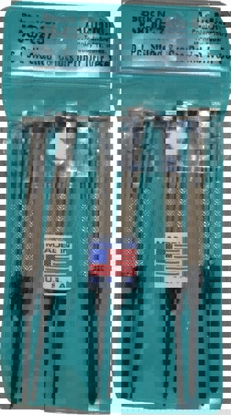 Screwdriver Set: 6 Pc, JIS, Phillips & Slotted