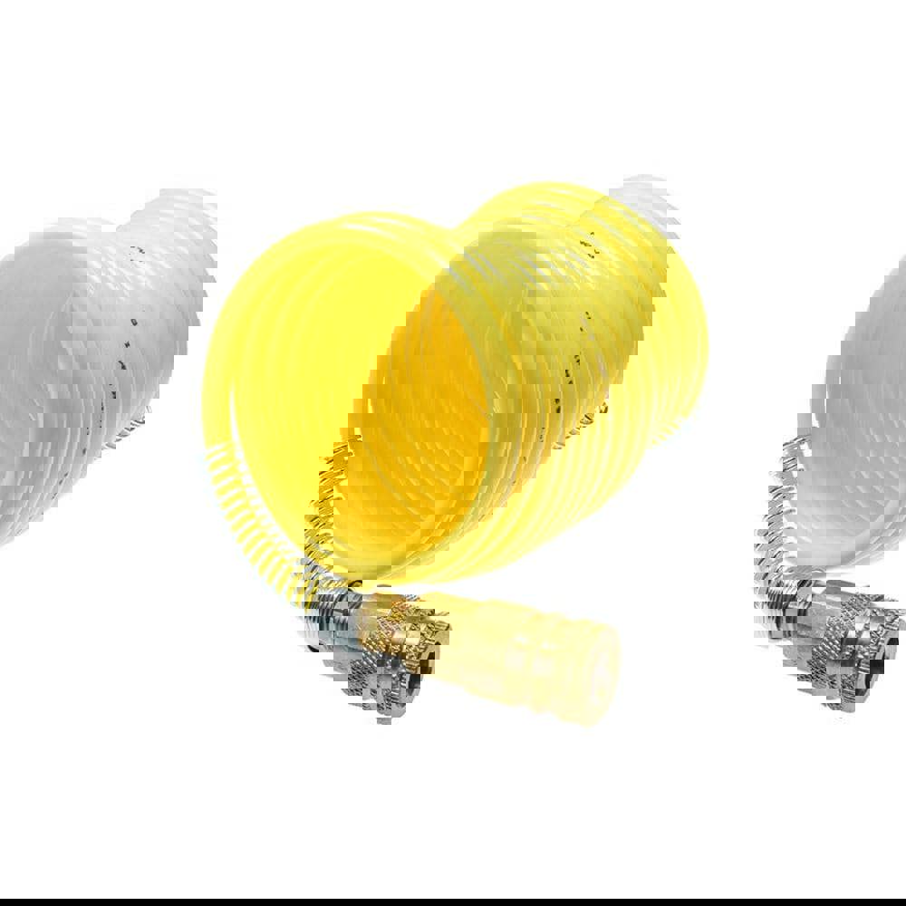 Coiled & Self Storing Hose: 3/8