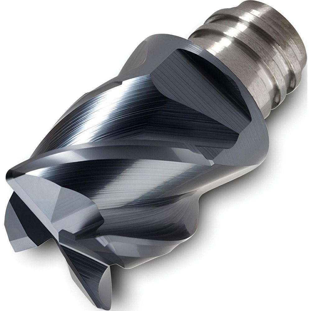 Corner Radius & Corner Chamfer End Mill Heads; Mill Diameter (mm): 20.00 ; Length of Cut (mm): 15.0000 ; Number Of Flutes: 4 ; Overall Length (mm): 25.5000 ; Corner Radius (mm): 0.50 ; Coating/Finish: TiAlN