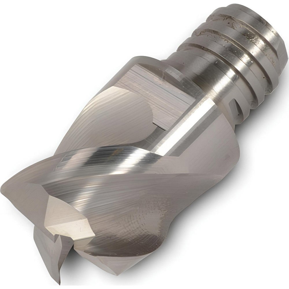 Corner Radius & Corner Chamfer End Mill Heads; Mill Diameter (mm): 12.00 ; Length of Cut (mm): 9.0000 ; Number Of Flutes: 3 ; Overall Length (mm): 16.5000 ; Corner Radius (mm): 0.50 ; Coating/Finish: Uncoated