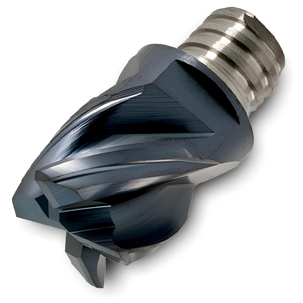 Corner Radius & Corner Chamfer End Mill Heads; Number Of Flutes: 4 ; Coating/Finish: TiAlN ; End Mill Material: Carbide ; Overall Length (Decimal Inch): 0.6500 ; Mill Diameter (Decimal Inch): 0.5000 ; Corner Radius (Decimal Inch): 0.0150