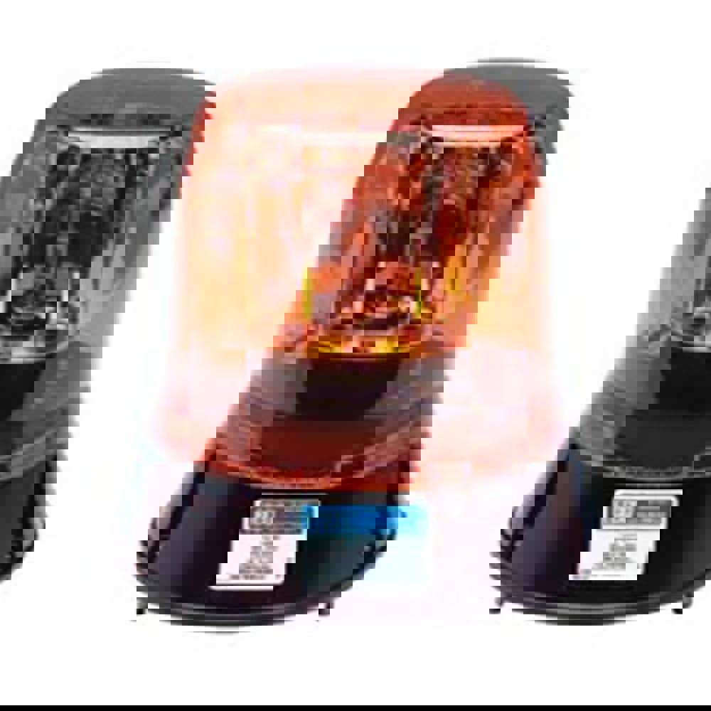 Flashing Light: Amber, Surface Mount, 12V