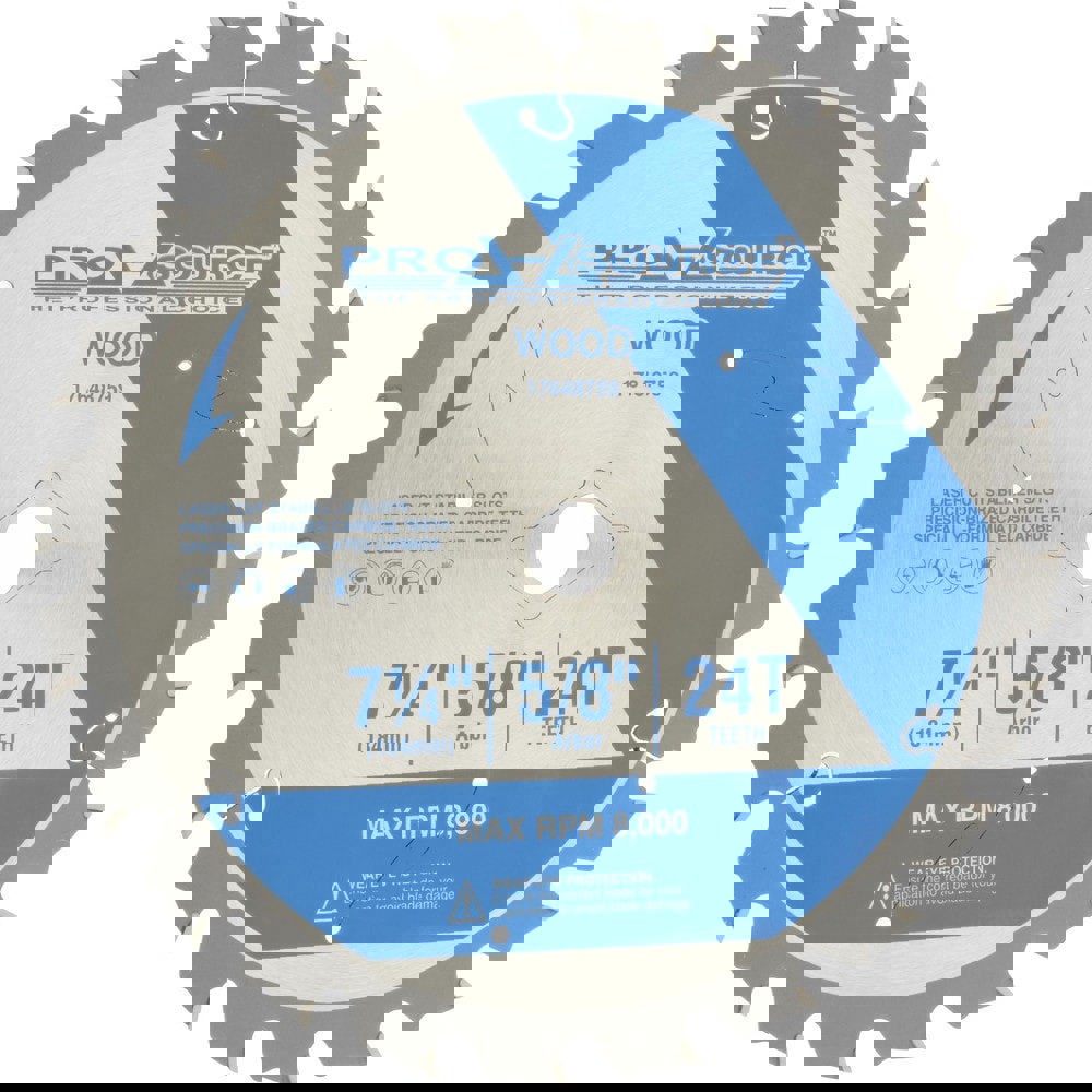 Wet & Dry Cut Saw Blade: 7-1/4