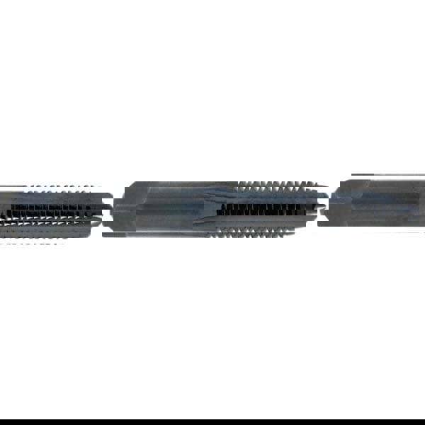 Straight Flute Tap: M6x1.00 Metric Coarse, 3 Flutes, Taper, 2B Class of Fit, High Speed Steel, Bright/Uncoated