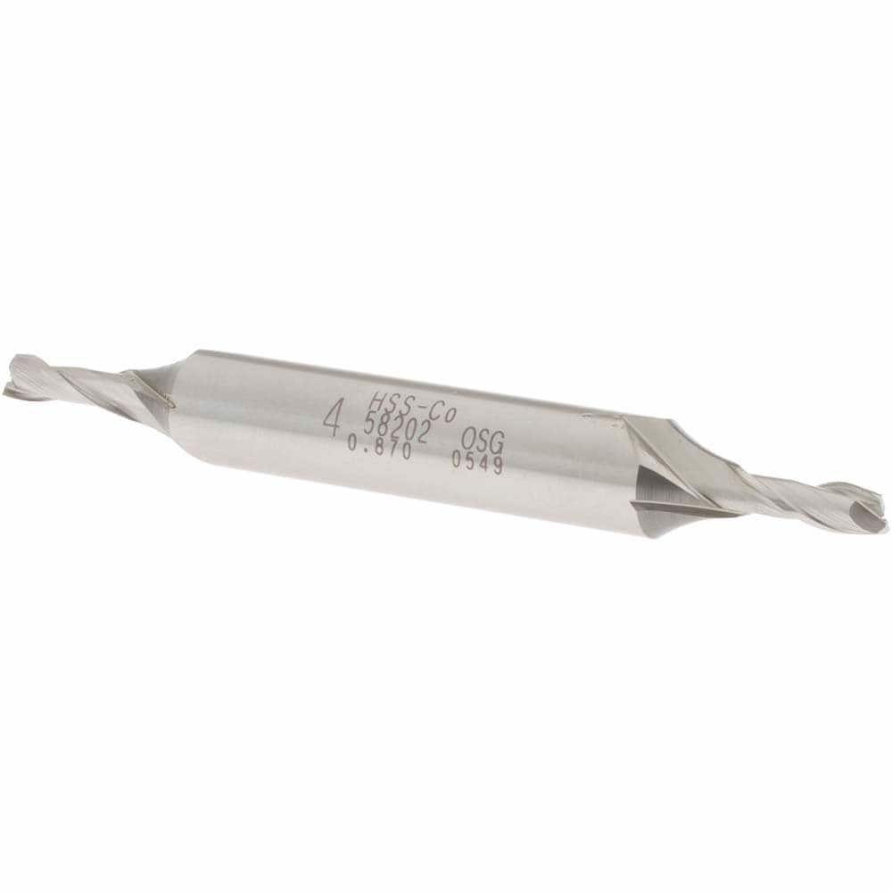 Square End Mill: 0.1575'' Dia, 7/16'' LOC, 3/8'' Shank Dia, 3-1/8'' OAL, 2 Flutes, Cobalt